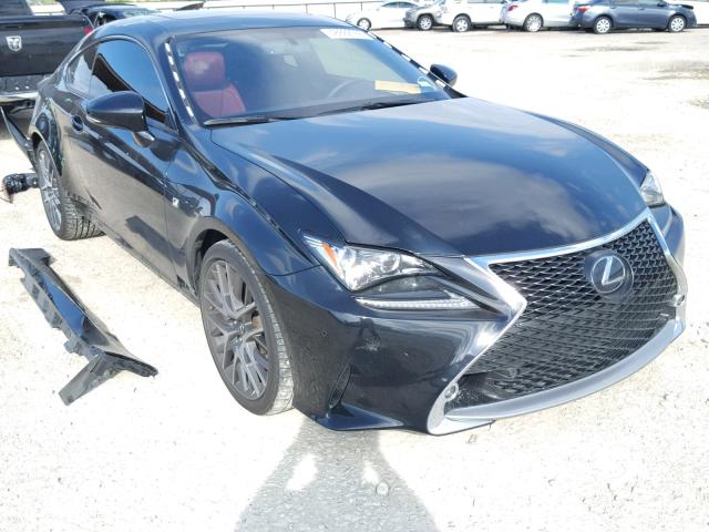 JTHHE5BC0F5010255 - 2015 LEXUS RC 350 BLACK photo 1