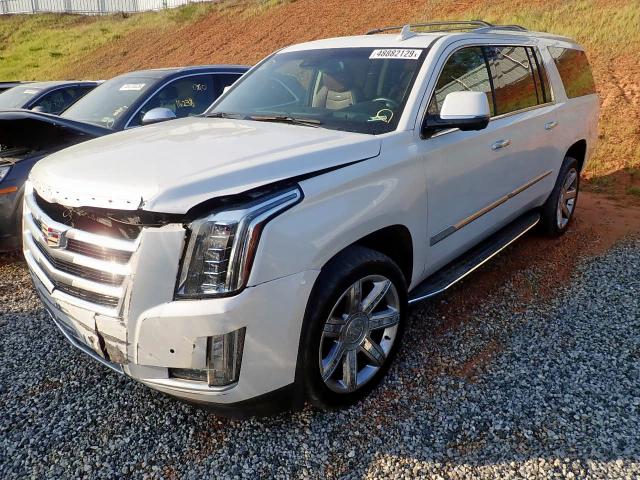 1GYS4JKJ0GR297098 - 2016 CADILLAC ESCALADE E WHITE photo 2