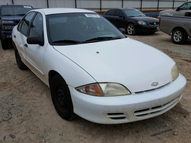 1G1JC524117303086 - 2001 CHEVROLET CAVALIER B WHITE photo 1