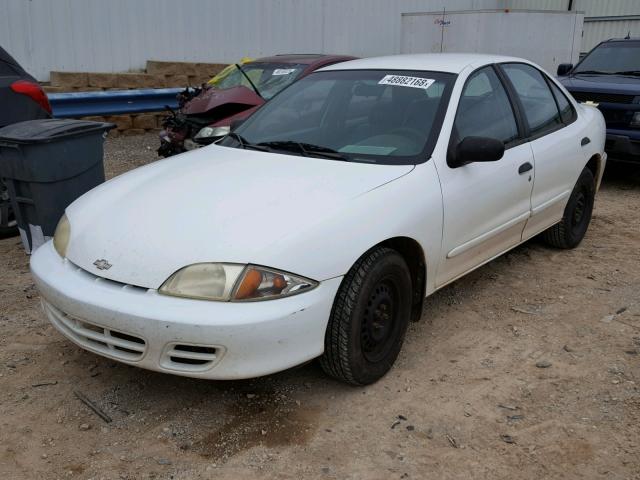 1G1JC524117303086 - 2001 CHEVROLET CAVALIER B WHITE photo 2