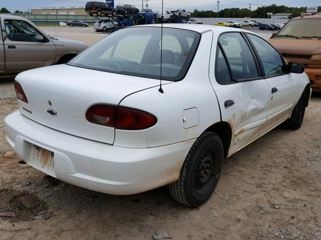 1G1JC524117303086 - 2001 CHEVROLET CAVALIER B WHITE photo 4