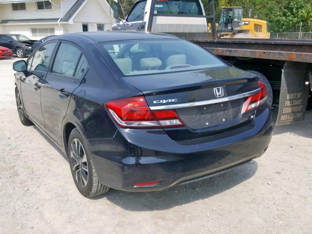 19XFB2F94DE092703 - 2013 HONDA CIVIC EXL 黑色 照片 3