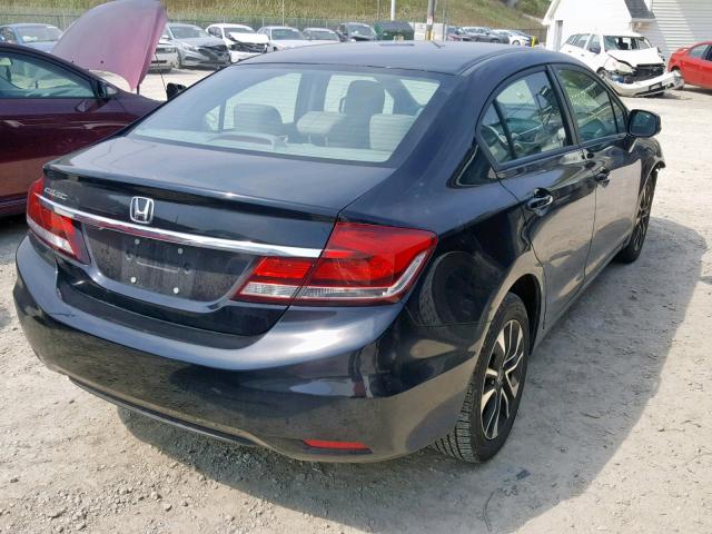 19XFB2F94DE092703 - 2013 HONDA CIVIC EXL 黑色 照片 4