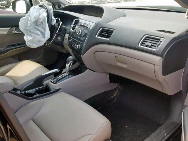 19XFB2F94DE092703 - 2013 HONDA CIVIC EXL 黑色 照片 5