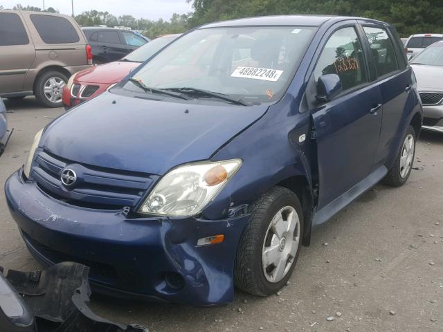 JTKKT624250114990 - 2005 TOYOTA SCION XA BLUE photo 2