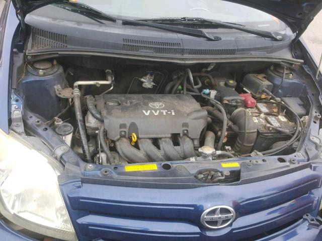 JTKKT624250114990 - 2005 TOYOTA SCION XA BLUE photo 7