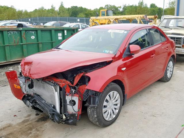 JS2RF9A10C6100785 - 2012 SUZUKI KIZASHI S MAROON photo 2