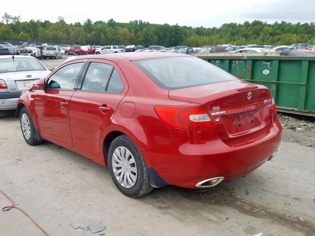 JS2RF9A10C6100785 - 2012 SUZUKI KIZASHI S MAROON photo 3