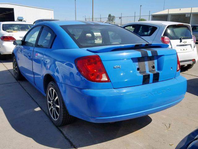 1G8AN12F15Z156672 - 2005 SATURN ION LEVEL BLUE photo 3