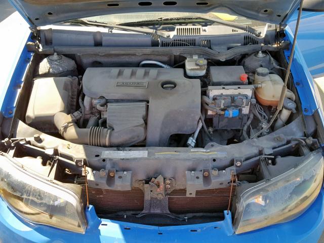 1G8AN12F15Z156672 - 2005 SATURN ION LEVEL BLUE photo 7