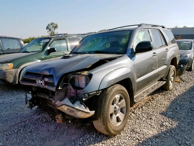 JTEZU14R840035994 - 2004 TOYOTA 4RUNNER SR BLUE photo 2