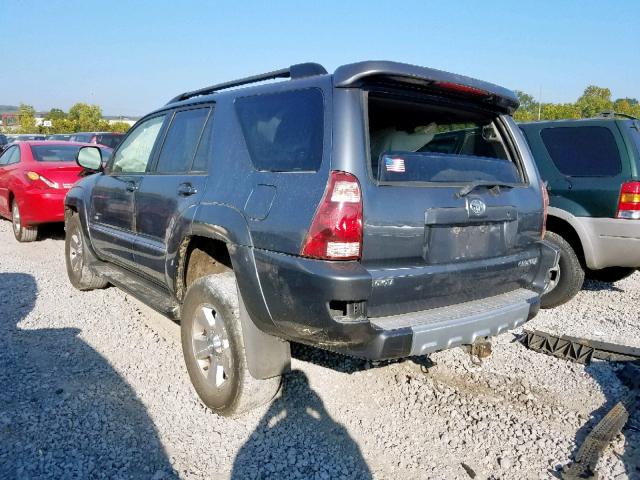 JTEZU14R840035994 - 2004 TOYOTA 4RUNNER SR BLUE photo 3