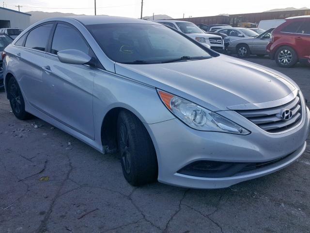 5NPEB4AC6EH848605 - 2014 HYUNDAI SONATA GLS SILVER photo 1