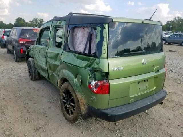 5J6YH27738L000749 - 2008 HONDA ELEMENT EX GREEN photo 9