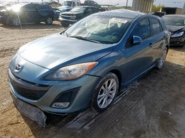 JM1BL1K51B1459436 - 2011 MAZDA 3 S BLUE photo 2