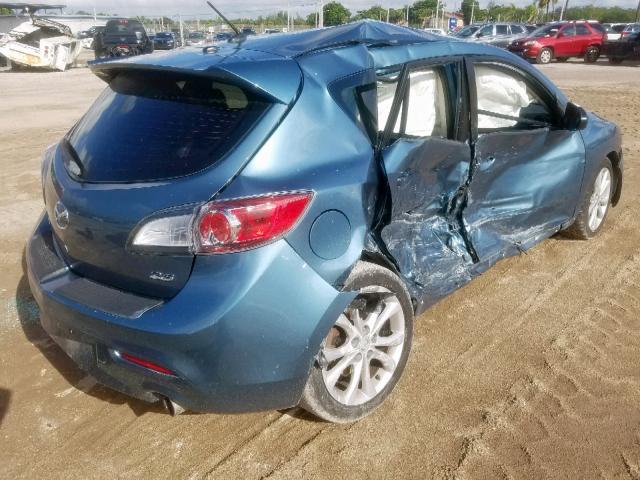 JM1BL1K51B1459436 - 2011 MAZDA 3 S BLUE photo 4