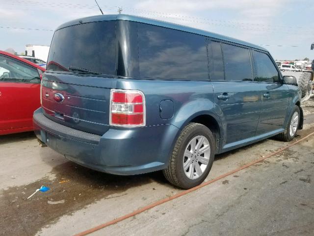 2FMGK5BC3ABA35012 - 2010 FORD FLEX SE BLUE photo 4