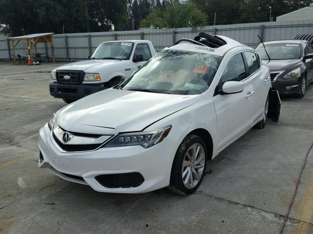 19UDE2F73HA000083 - 2017 ACURA ILX PREMIU WHITE photo 2