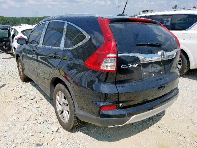 2HKRM3H79FH556138 - 2015 HONDA CR-V EXL BLACK photo 3