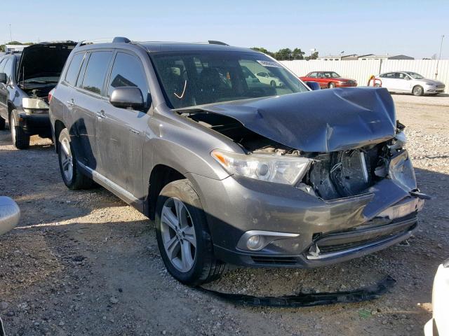 5TDDK3EHXDS218817 - 2013 TOYOTA HIGHLANDER GRAY photo 1