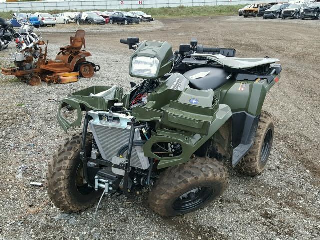 4XASEA571JA250601 - 2018 POLARIS SPORTSMAN GREEN photo 2