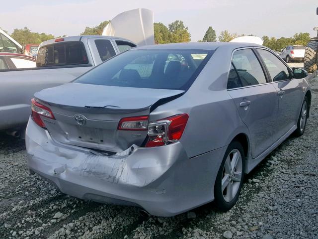 4T1BF1FK2CU136614 - 2012 TOYOTA CAMRY BASE SILVER photo 4