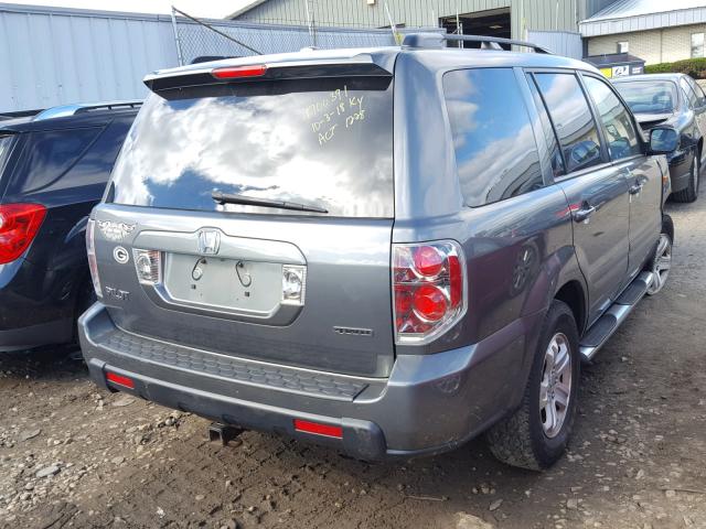 5FNYF18248B018494 - 2008 HONDA PILOT VP GRAY photo 4