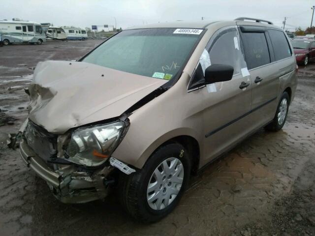 5FNRL38267B025146 - 2007 HONDA ODYSSEY LX TAN photo 2