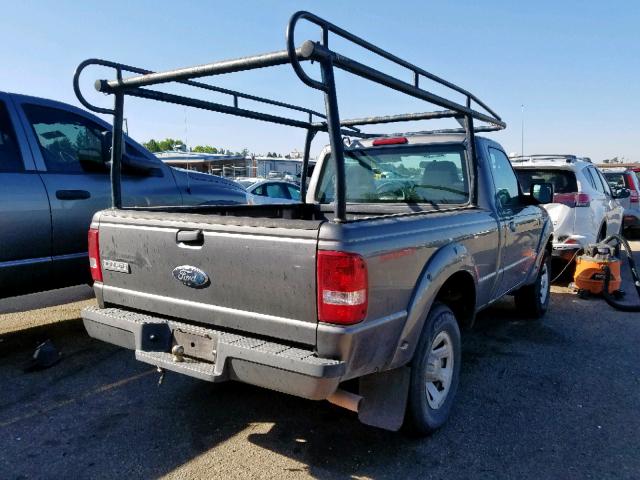 1FTYR10U57PA27472 - 2007 FORD RANGER GRAY photo 4