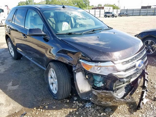 2FMDK4JCXDBC69506 - 2013 FORD EDGE SEL BURGUNDY photo 1