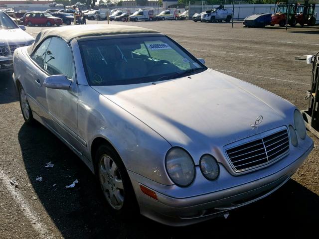 WDBLK65G53T144077 - 2003 MERCEDES-BENZ CLK 320 SILVER photo 1