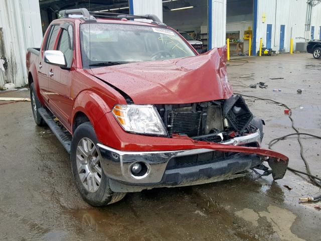 1N6AD0ER6AC414414 - 2010 NISSAN FRONTIER C RED photo 1