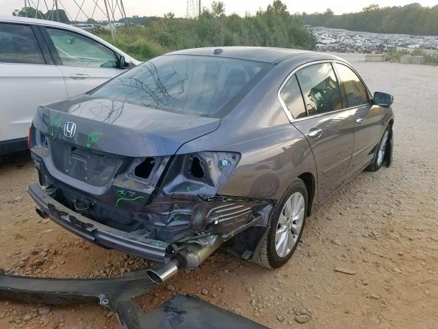 1HGCR3F87FA017108 - 2015 HONDA ACCORD EXL GRAY photo 4