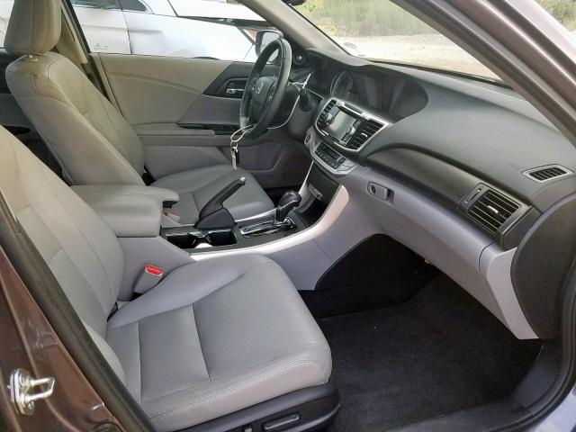 1HGCR3F87FA017108 - 2015 HONDA ACCORD EXL GRAY photo 5