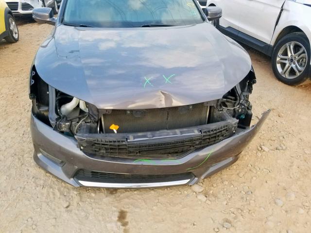 1HGCR3F87FA017108 - 2015 HONDA ACCORD EXL GRAY photo 9