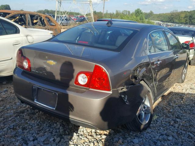 1G1ZD5EU2CF216155 - 2012 CHEVROLET MALIBU 2LT GRAY photo 4