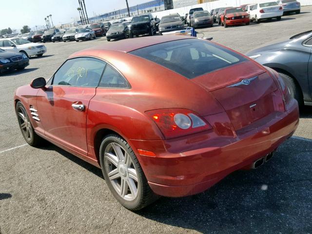 1C3AN69L74X012105 - 2004 CHRYSLER CROSSFIRE RED photo 3