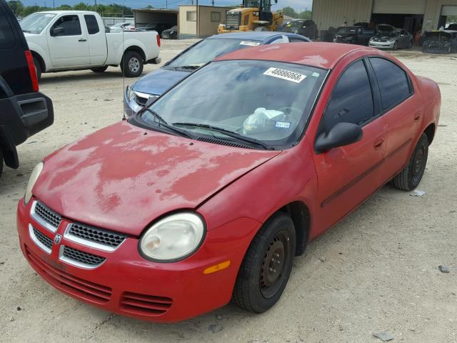 1B3ES26C55D126918 - 2005 DODGE NEON BASE RED photo 2