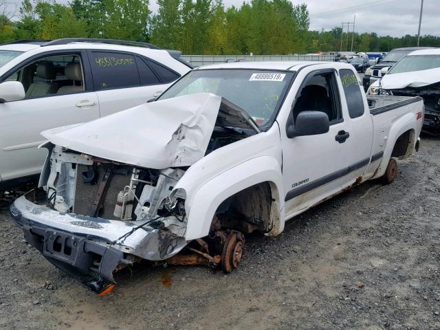 1GCDS196348183846 - 2004 CHEVROLET COLORADO WHITE photo 2