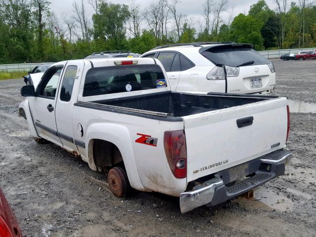 1GCDS196348183846 - 2004 CHEVROLET COLORADO WHITE photo 3