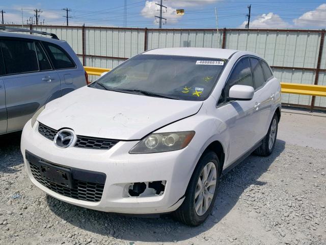 JM3ER293280175843 - 2008 MAZDA CX-7 WHITE photo 2