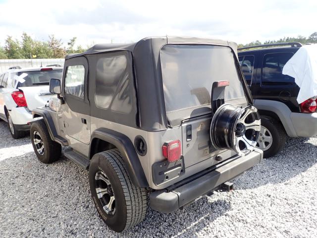 1J4FA49S91P338759 - 2001 JEEP WRANGLER / GRAY photo 3