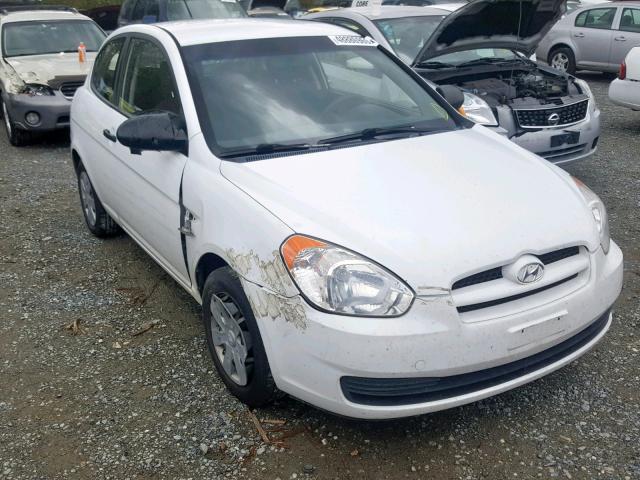 KMHCM36C77U041177 - 2007 HYUNDAI ACCENT GS WHITE photo 1