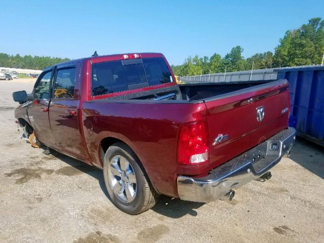 1C6RR7LT3KS624370 - 2019 RAM 1500 CLASS BURGUNDY photo 3