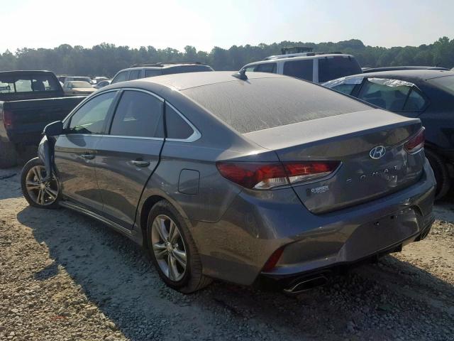 5NPE34AF5KH740768 - 2019 HYUNDAI SONATA LIM GRAY photo 3