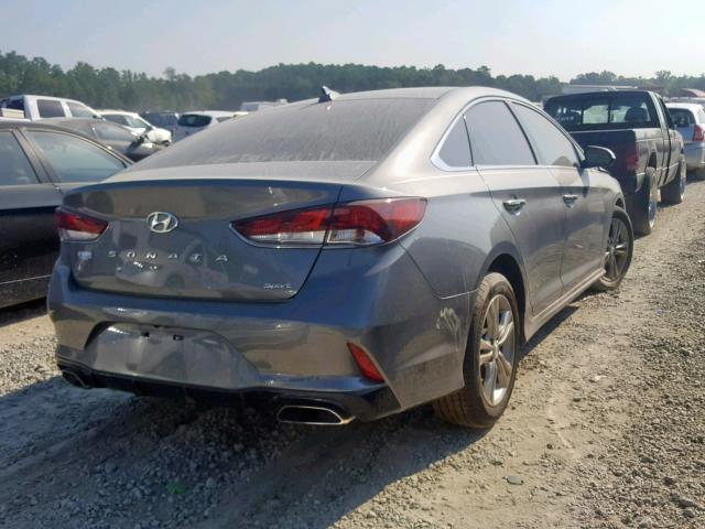 5NPE34AF5KH740768 - 2019 HYUNDAI SONATA LIM GRAY photo 4