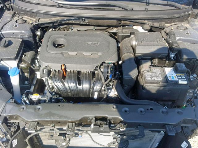 5NPE34AF5KH740768 - 2019 HYUNDAI SONATA LIM GRAY photo 7