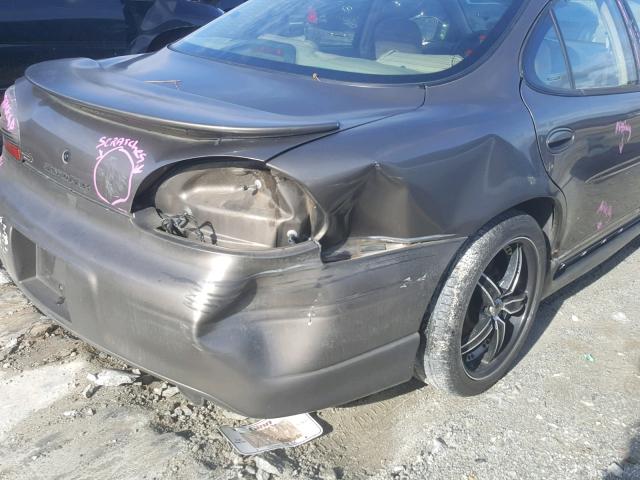 1G2WP52K81F159403 - 2001 PONTIAC GRAND PRIX GOLD photo 9