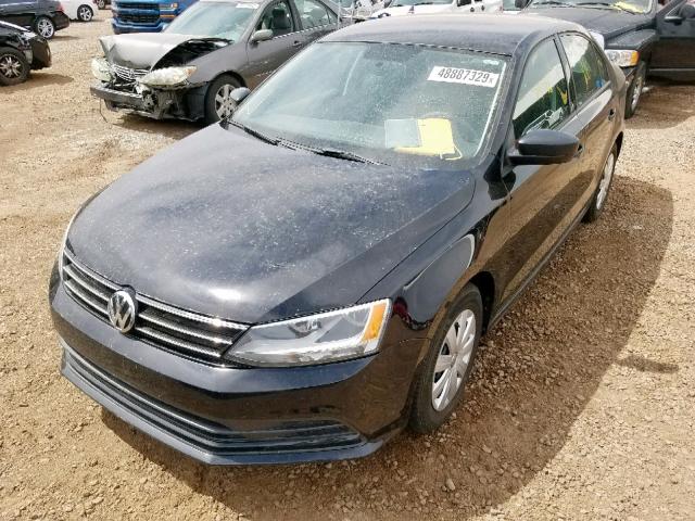 3VW2K7AJ5FM409617 - 2015 VOLKSWAGEN JETTA BASE 黑色 照片 2