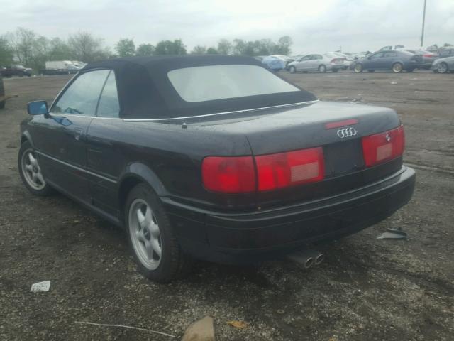 WAUAA88G1WN004567 - 1998 AUDI CABRIOLET BLACK photo 3